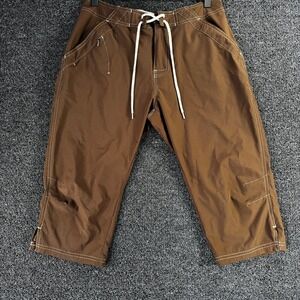 Novara Women's Size Small Brown Bicycle Cycling Mountain Chamois Flirt Capris